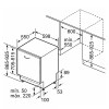 Lavavajillas - BOSCH Lavavajillas SBH4ECX28E 60CM Integrable Panel Mandos Inox