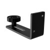 Corredera puerta interior - Guiador Inferior de Sobreponer para Puertas Correderas Negro