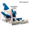 Juego Guías Cuadro Sincronizadas 3D Push 500 mm
