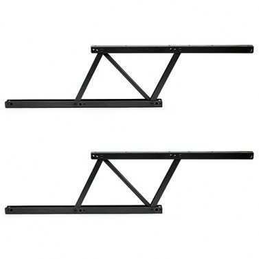 Juego Guías Elevable 456 mm Negro