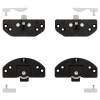 Juego Herrajes Puerta Corredera Castor 30 Kg