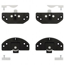 Juego Herrajes Puerta Corredera Castor 30 Kg