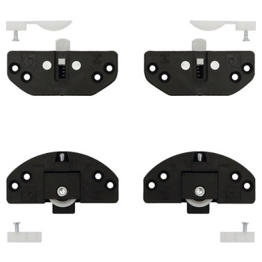 Juego Herrajes Puerta Corredera Castor 30 Kg