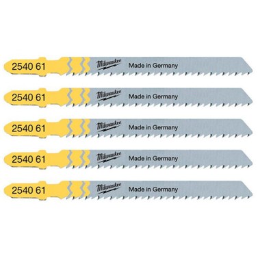 Consumibles para herramientas - Hojas Segueta Corte Limpio sin Astillas MILWAUKEE 5 unidades
