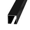 Perfil Aluminio Sensus 40 Kg 3 Metros Negro Mate
