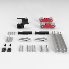 Juego Accesorios Sensus 80 Kg Retráctil Negro Mate