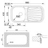 Fregaderos - RODI Fregadero Sevilla Flat 1C 1E Inox