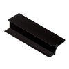 Perfil Superior Gola 3 Metros Puertas 16 mm Negro Mate