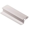 Perfil Superior Gola 3 Metros Puertas 16 mm Plata Mate