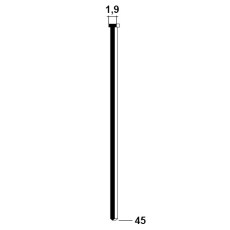 Brad 12/45 Cabeza Reducida Caja 7.000