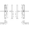 Control de accesos - Manivela Inteligente ARRONE AR4750 E85 mm