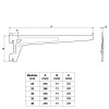 Soportes para baldas - Soporte 8500 Estantes