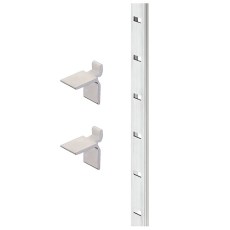 Soportes para baldas - Soporte para Estantes 11x5mm Aluminio