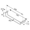 Soporte Copas Simple Negro Mate