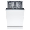 Lavavajillas - BOSCH Lavavajillas SPV2HKX42E 45 cm Integrable Panel Mandos Negro