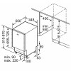Lavavajillas - BOSCH Lavavajillas SPV2HKX42E 45 cm Integrable Panel Mandos Negro