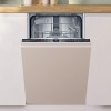 Lavavajillas - BOSCH Lavavajillas SPV2HKX42E 45 cm Integrable Panel Mandos Negro