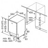 Lavavajillas - SIEMENS Lavavajillas SR65ZX11ME 45CM Integrable Panel Mandos Negro