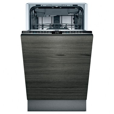 Lavavajillas - SIEMENS Lavavajillas SR93EX28ME 45CM Integrable Panel Mandos Negro