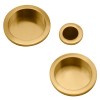 Kit Corredera Redondo de Paso SV-CCDR Dorado Satinado