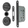 Kit Redondo Puerta Corredera de Condena SV-KITR Antracita