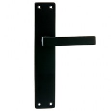 Manivelas con placa - Juego Manivelas con Placa SV-P400 Negro Mate