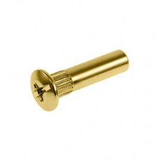 Tubo Unión 6x25 mm Latonado