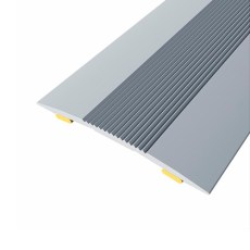 Burletes y cubrecerámicas - Tapajuntas Adhesivo 309 Estriado Media Caña Aluminio 83 cm