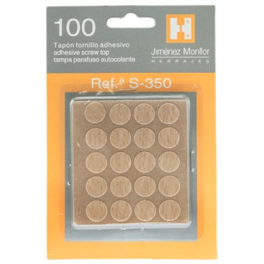 Herraje para mueble - Tapón Adhesivo Ø13mm 100 unidades
