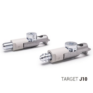 Herraje para mueble - Empalme Target J10 Zincado