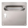 Manillón con Placa TC170 Inox Bocallave 47 mm Mano Derecha