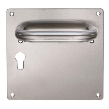 Manillón con Placa TC170 Inox Bocallave 47 mm Mano Derecha