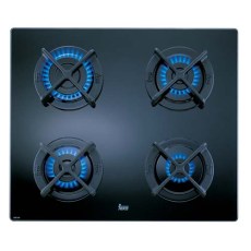 Placas de gas - TEKA Encimera Gas CGC 4 Fuegos Cristal Negro
