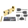 Cilindro Seguridad TK100 con Botón 30x40 Latón