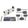 Cilindro Seguridad TK100 con Botón 30x40 Níquel