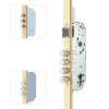 Cerradura Seguridad TLB 3 Puntos 2110mm E50 Cerradero 45mm Dorado sin Cilindro