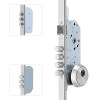 Cerradura Seguridad TLB 3 Puntos E50 Cerradero 45mm Plata