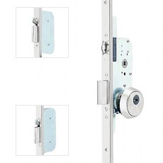 Cerraduras de seguridad - Cerradura Seguridad TLPN 3 Puntos con Rodillo E50 Inox Sin Cilindro