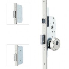 Cerradura Seguridad TLPS 3 Puntos E50 Cerradero 45 mm Plata