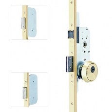 Cerradura Seguridad TLPS 3 Puntos E50 Cerradero 45 mm Dorado