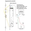 Cerradura Seguridad TMB Motorizada 3 Puntos E50 Cerradero 45mm Dorado