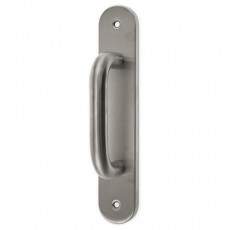 Manillones con placa - Manillón con Placa 245x46mm Inox Mate