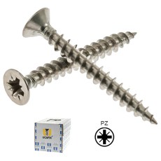 Tornillos y Tacos - Tornillo Cabeza Plana Pozidriv Inox Caja
