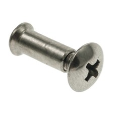 Herraje para cabinas sanitarias - Tornillo Pasante Cabinas Inox 304