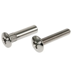 Herraje para mueble - Tornillo de Unión con Tubo