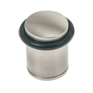 Topes puerta - Tope Puerta Rosca H30 Zamak Níquel Satinado