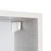 Tapa Colgador Logo Derecha Blanco