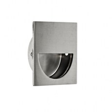 Tiradores embutir - Tirador Embutir Cuadrado Media Luna 50x50 mm Inox