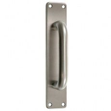 Manillones con placa - Manillón TR220 con Placa Recta Inox Mate