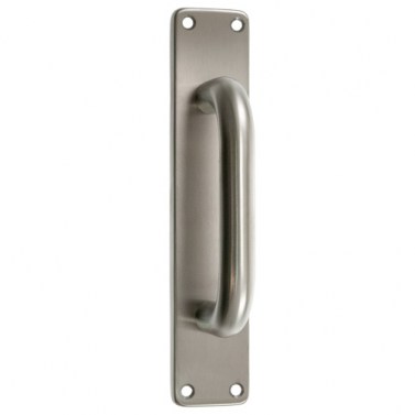 Manillones con placa - Manillón TR220 con Placa Recta Inox Mate